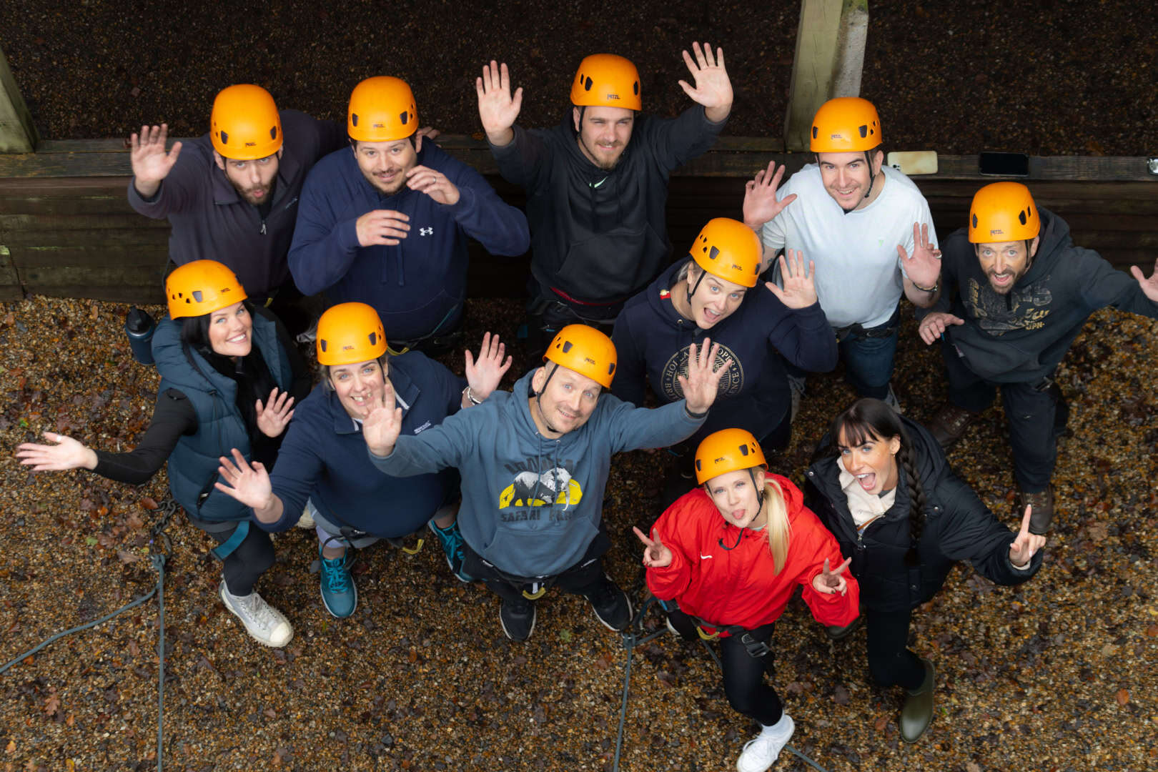 A photo of an agency team on an away day