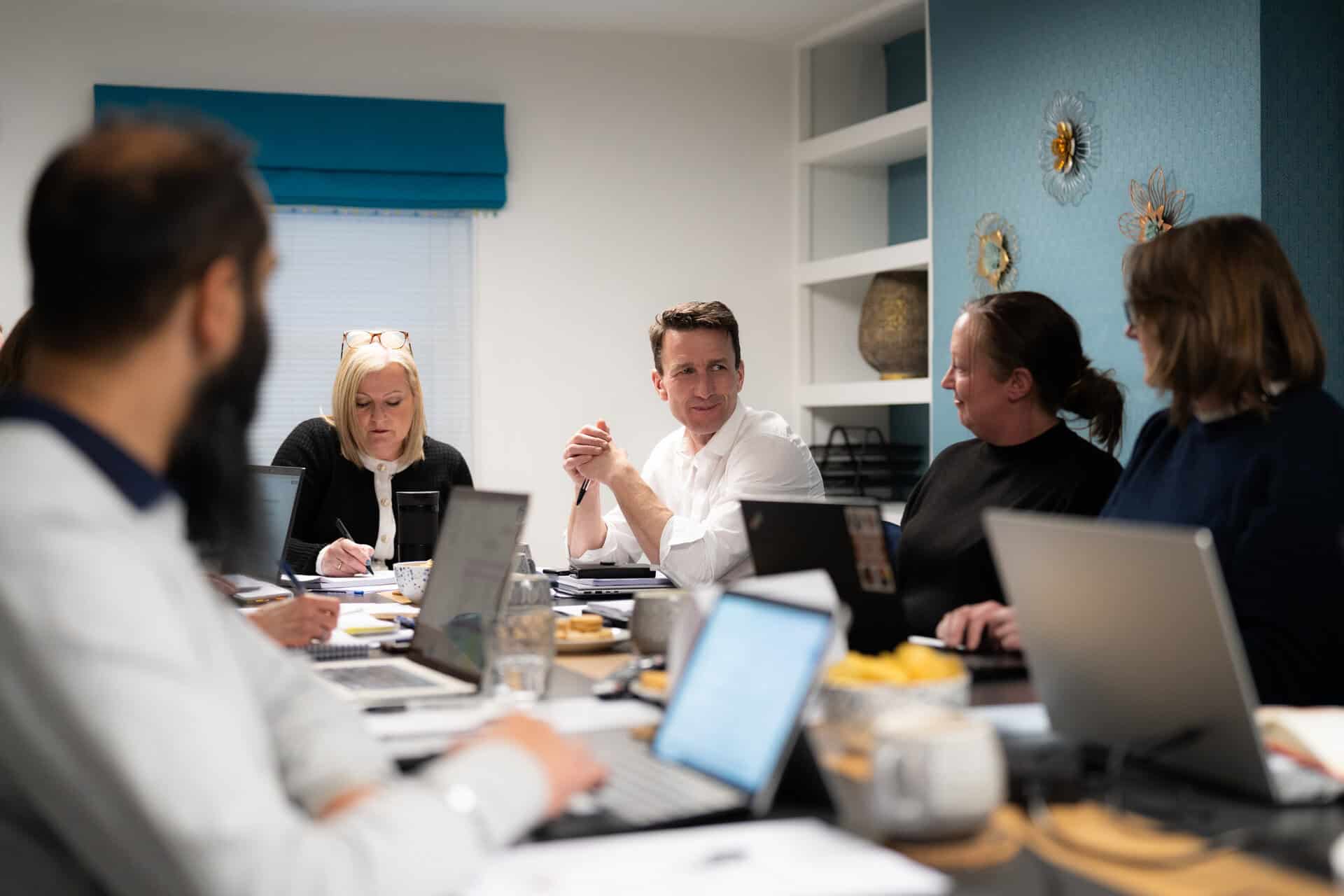 A board discussing consultancy websites