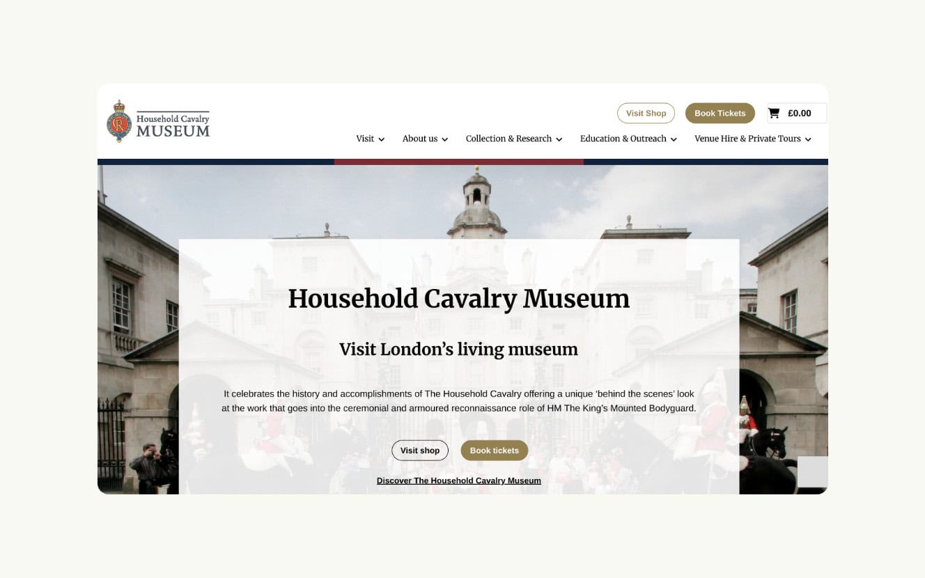The Household Cavalry Museum before