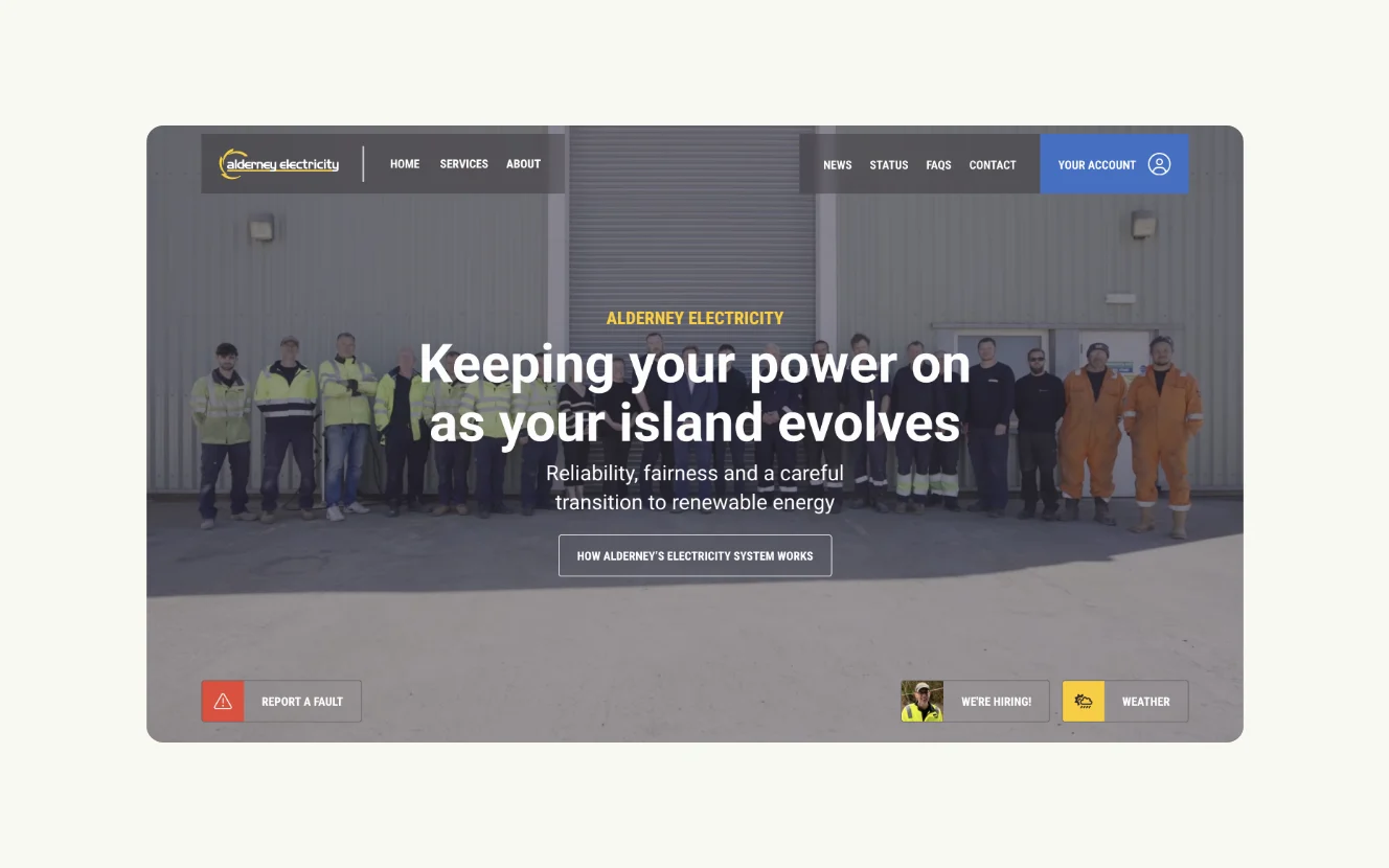 Alderney Electricity after